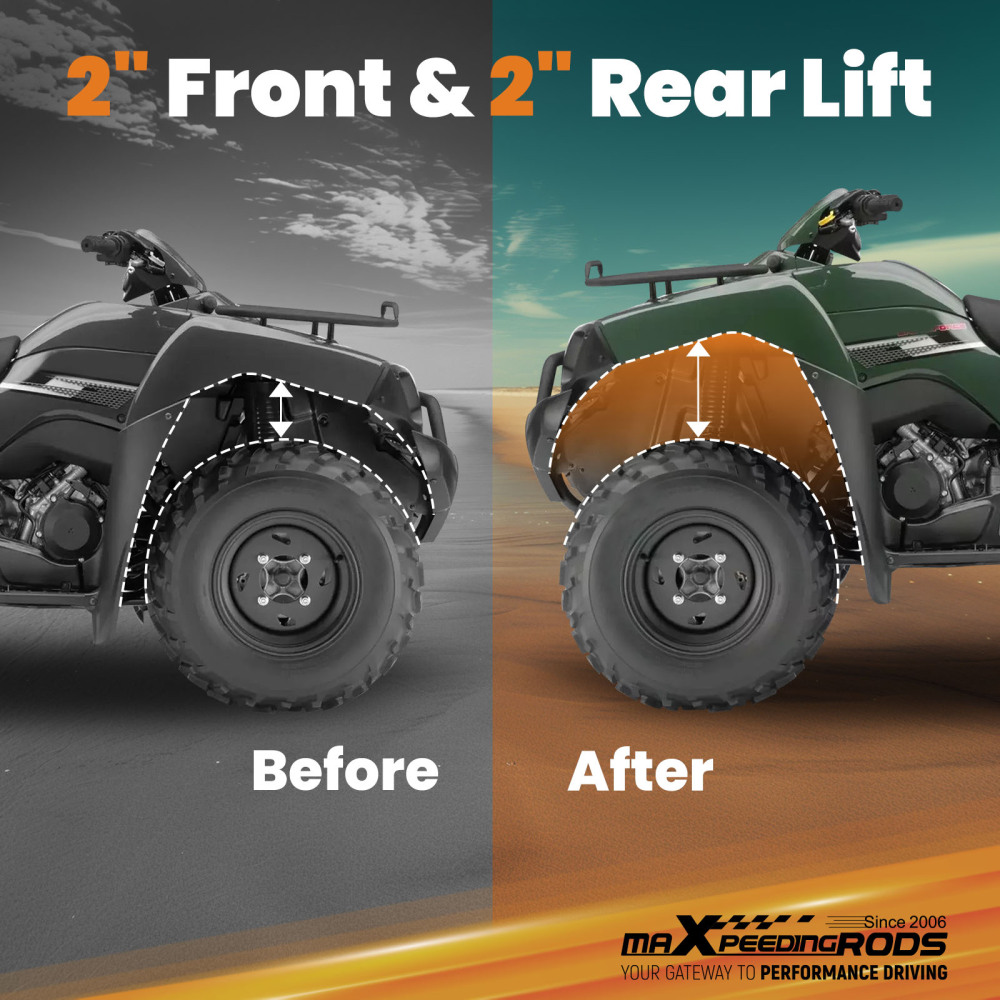 4x Bracket Lift Kit 2 Liftfor compatible for Can-Am Defender HD5 HD8 2016-2019 4x4 Black