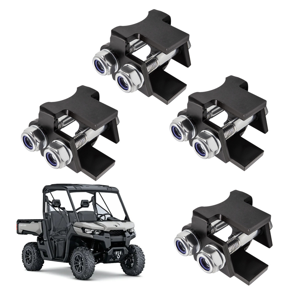 4x Bracket Lift Kit 2 Liftfor compatible for Can-Am Defender HD5 HD8 2016-2019 4x4 Black