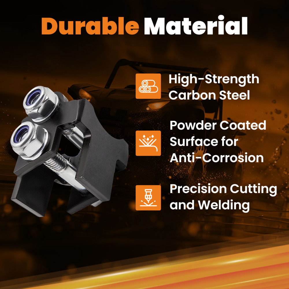 4x Bracket Lift Kit 2 Liftfor compatible for Can-Am Defender HD5 HD8 2016-2019 4x4 Black