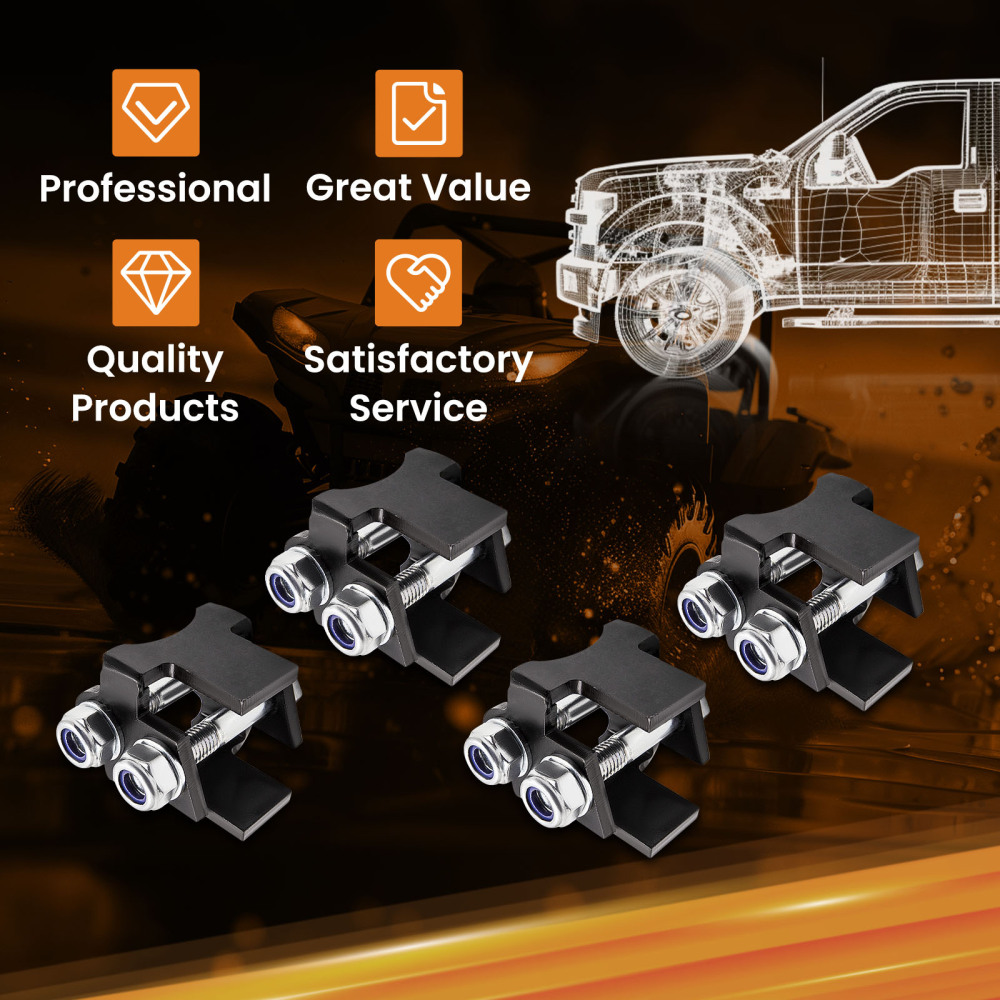 4x Bracket Lift Kit 2 Liftfor compatible for Can-Am Defender HD5 HD8 2016-2019 4x4 Black