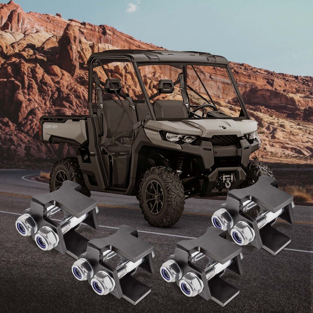 4x Bracket Lift Kit 2 Liftfor compatible for Can-Am Defender HD5 HD8 2016-2019 4x4 Black