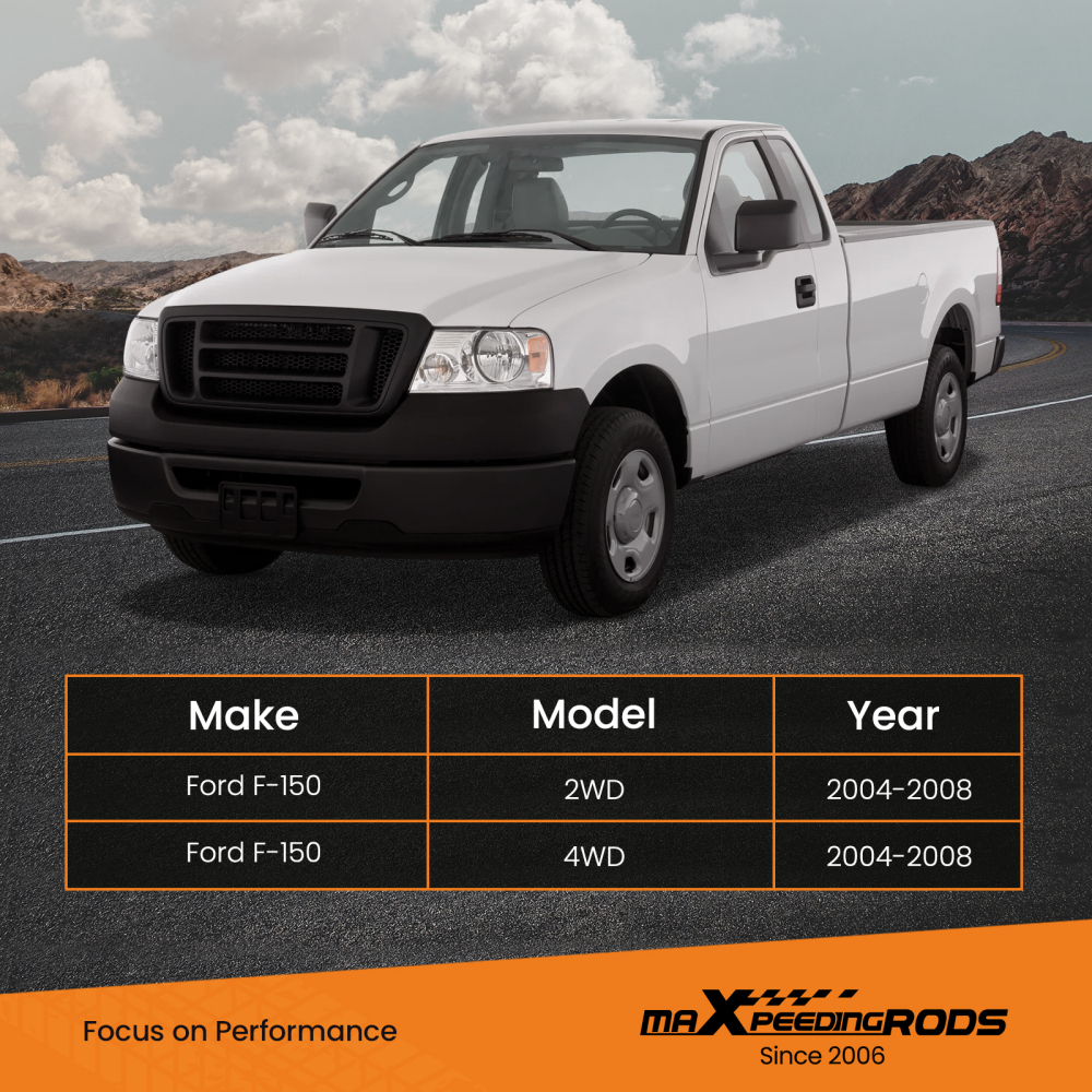 2.5 inch Suspension Lift Kit W/ Shocks compatible for Ford F-150 2WD 4WD 2004-2008