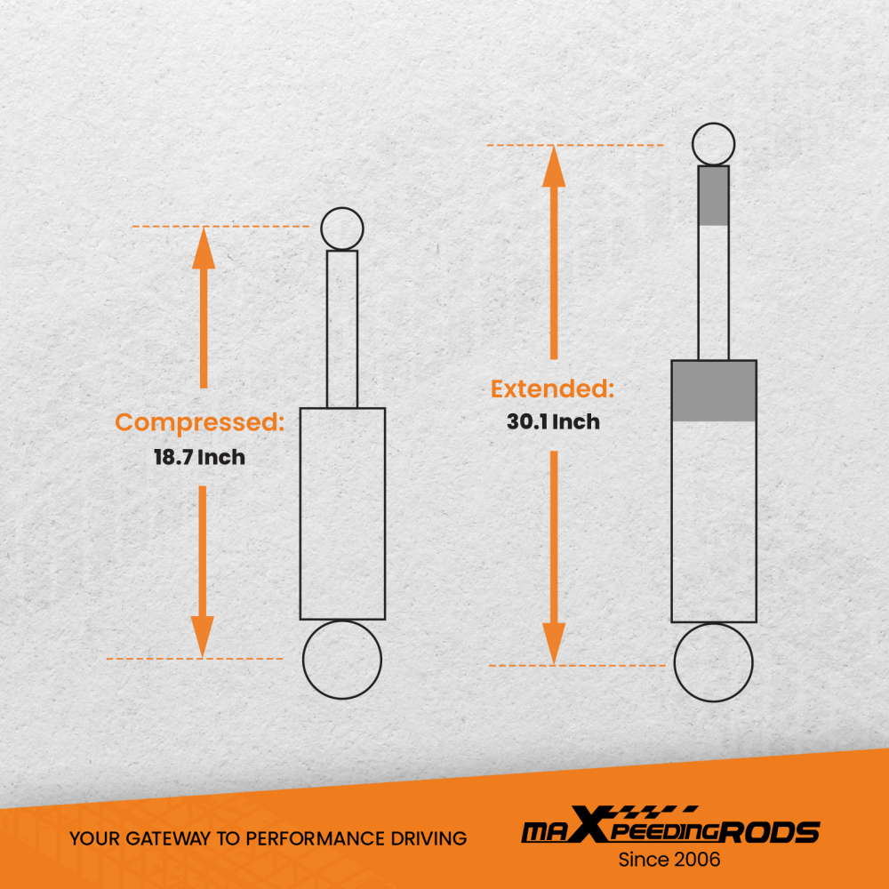 2.5 Suspension Lift Kit With Control Arms compatible for Ford F150 4WD 2004-2008