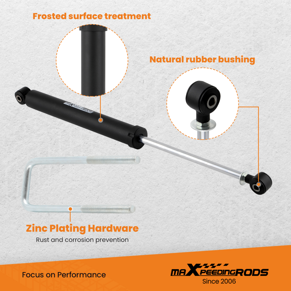 2.5 Leveling Lift Kit w/ Front Upper Control Arm compatible for Ford F150 4WD 2004-2008