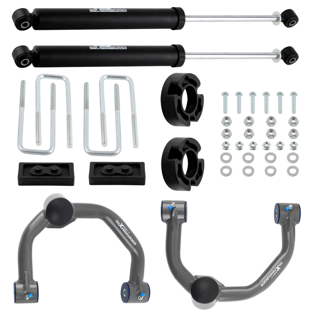 2.5 Leveling Lift Kit w/ Front Upper Control Arm compatible for Ford F150 4WD 2004-2008