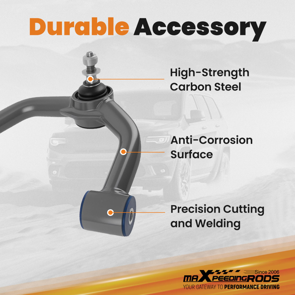 2.5 Leveling Lift Kit w/ Front Upper Control Arm compatible for Ford F150 4WD 2004-2008