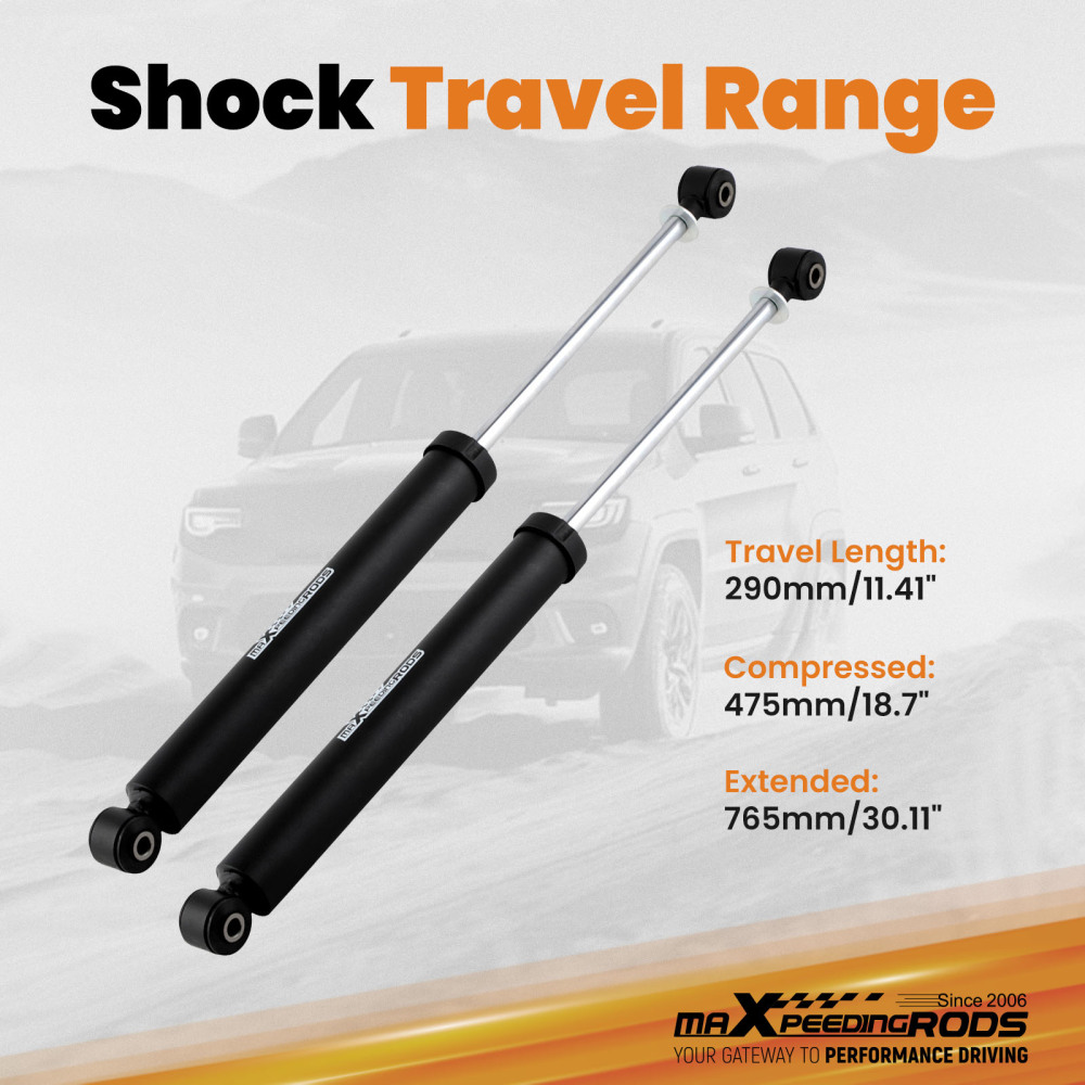 2.5 Leveling Lift Kit w/ Front Upper Control Arm compatible for Ford F150 4WD 2004-2008