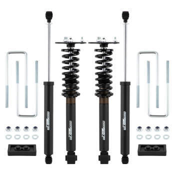 maXpeedingrods 2in Leveling Lift Kit Struts + Shock compatible for Ford F150 4WD 2009-2013