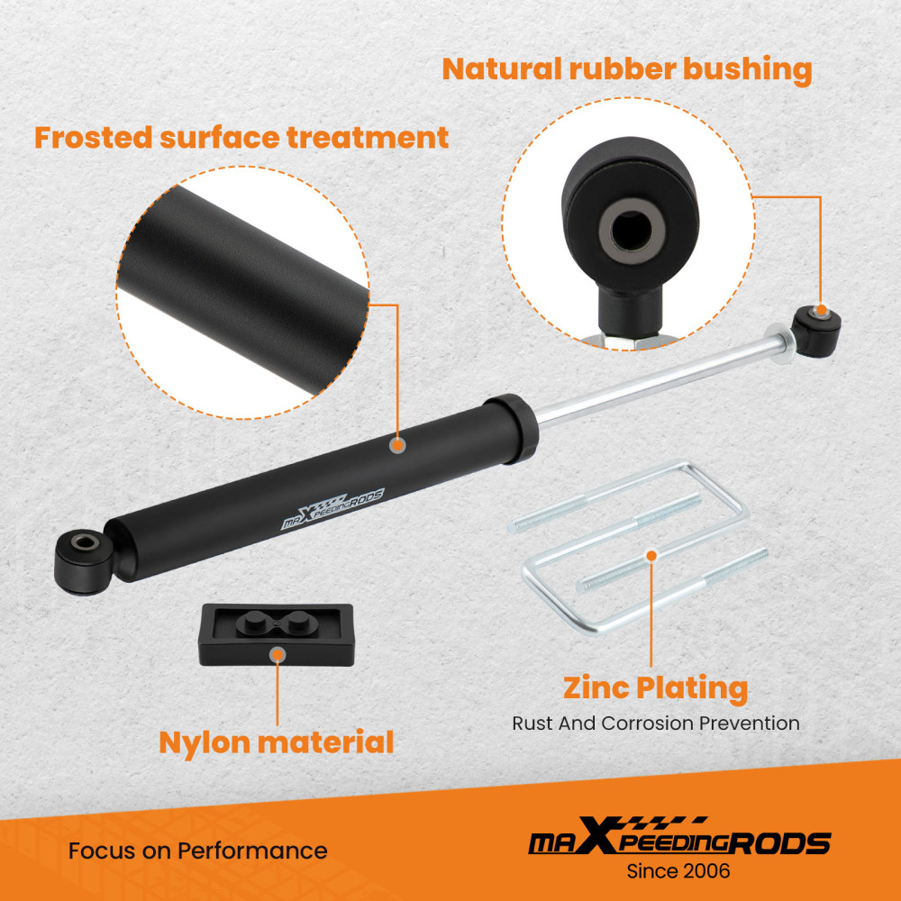 maXpeedingrods 2in Leveling Lift Kit Struts + Shock compatible for Ford F150 4WD 2009-2013