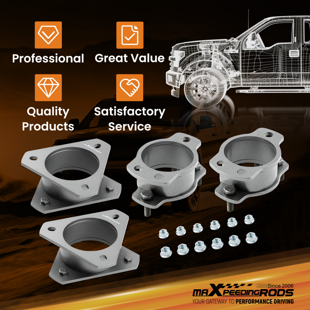 3 Front + 2 Rear Level Lift Kit Spacers compatible for Ford Explorer 2002-2005 4WD