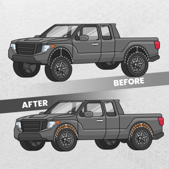 3 Drop Lowering Springs 4 Shackles Hangers Shocks Kit compatible for Ford F100 F150 73-79