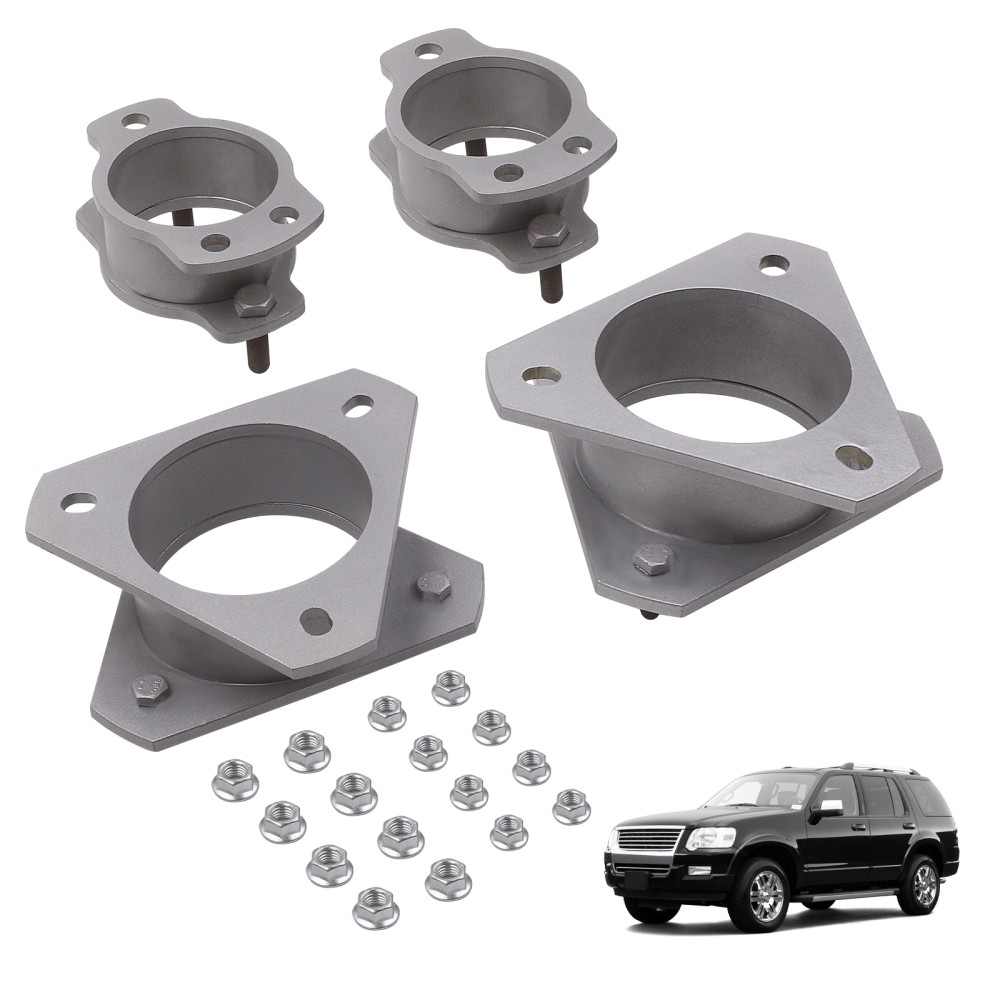 Kit di sollevamento del livello compatibile per Ford Explorer 2002-2005 2WD 4WD Distanziatori anteriori e posteriori