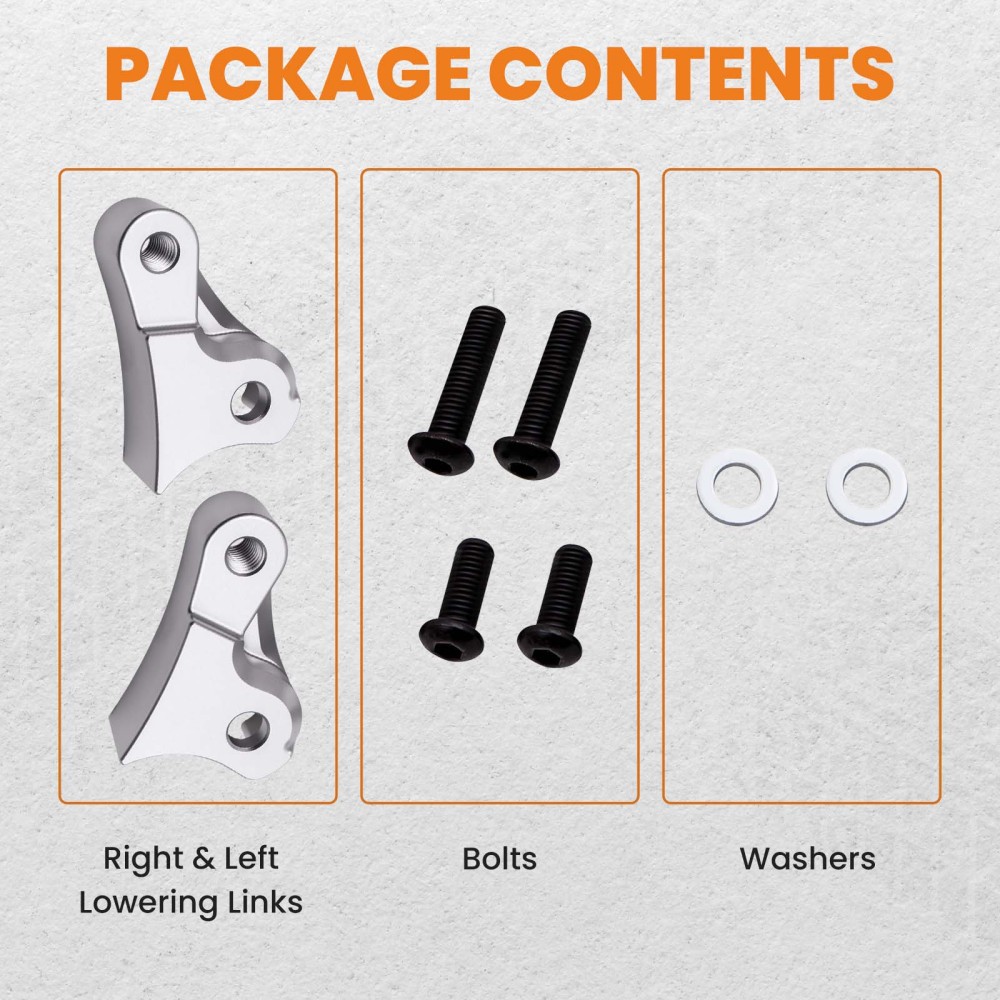 rear 1 lowering kit Pour Davidson for Road Glide 2017 2018 2019.