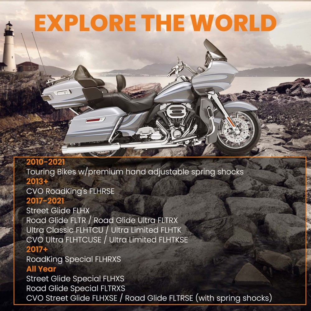 rear 1 lowering kit Pour Davidson for Road Glide 2017 2018 2019.