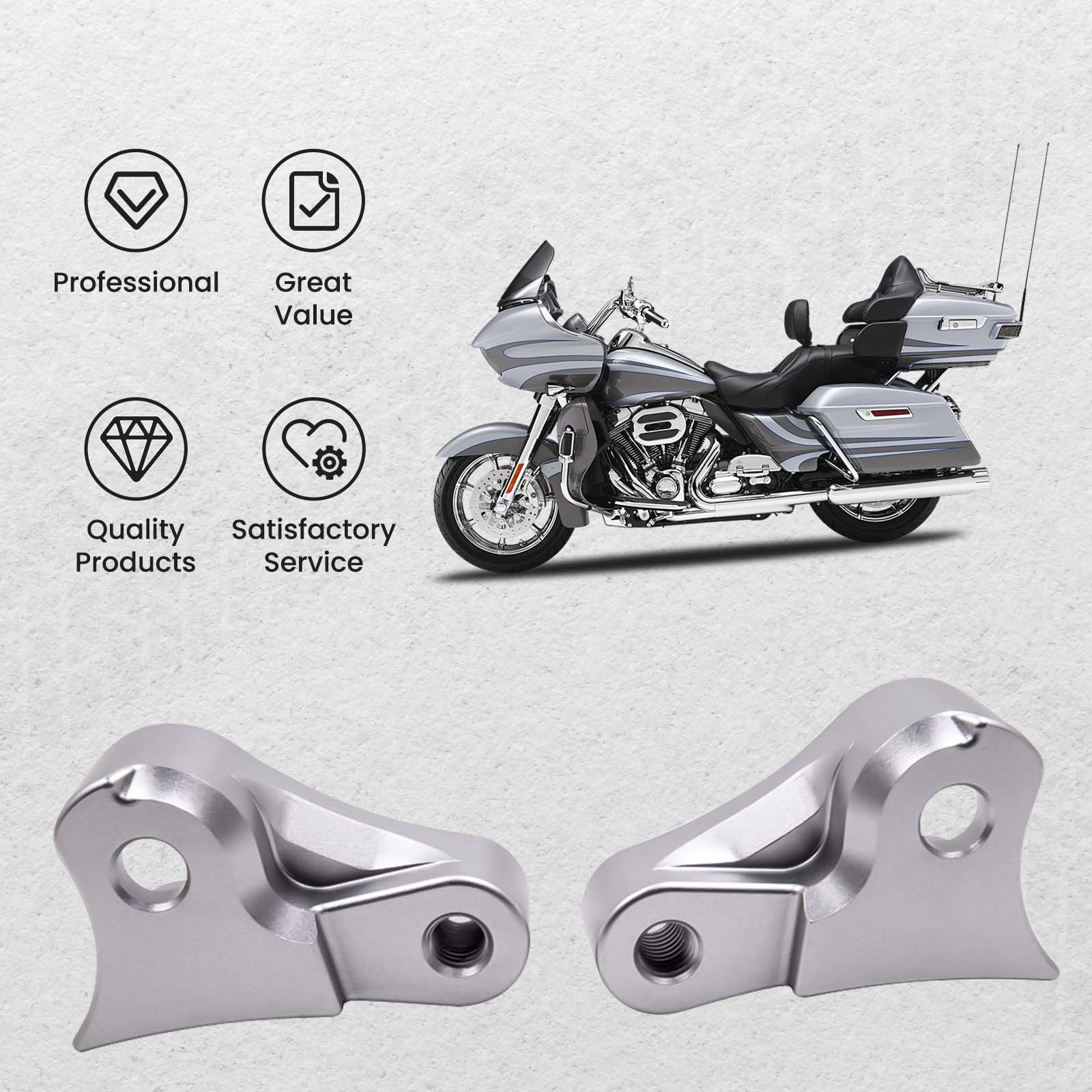 Rear 1 inch Lowering Kit compatible for Harley-Davidson Road Glide