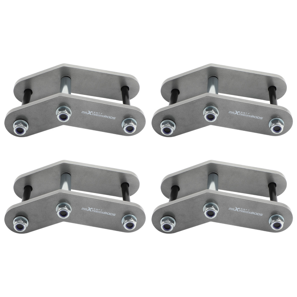 1.25 inch Lift Level Kit Shackles Front Rear compatible for Jeep Wrangler YJ 1987-1995	