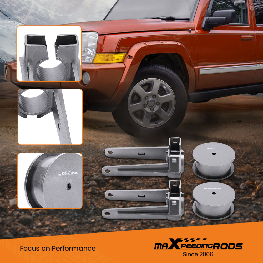 3.5 Front + 3 Rear Lift Kit compatible for Jeep Grand Cherokee WK 2WD 4WD 2005-2010