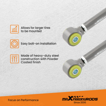 Front Rear 2 Full Lift Kit For Jeep Compass Patriot MK 2007-2017 Steel