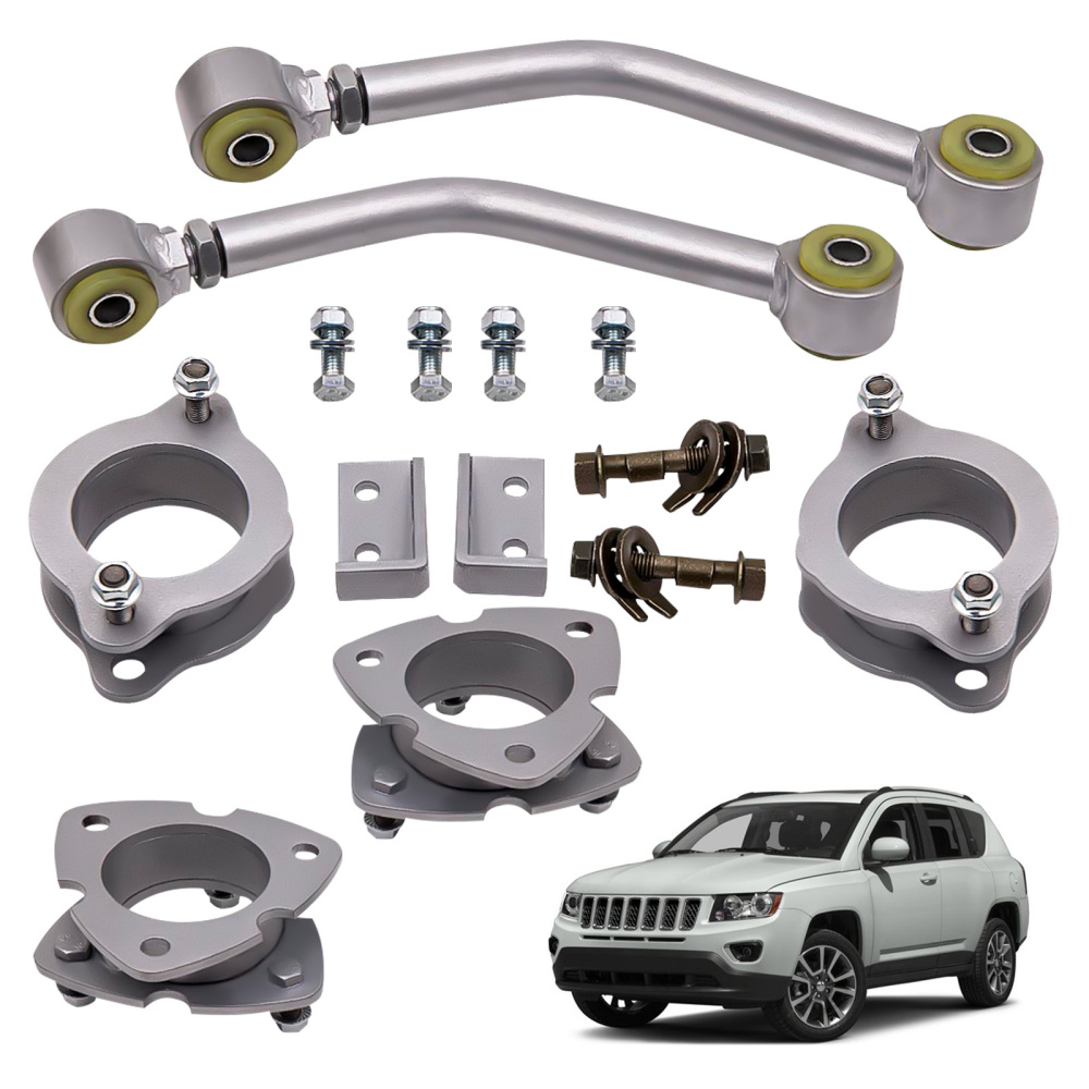 Front Rear 2 Leveling Lift Kit compatible for Jeep Compass Patriot MK Sport 2007-2017 2009