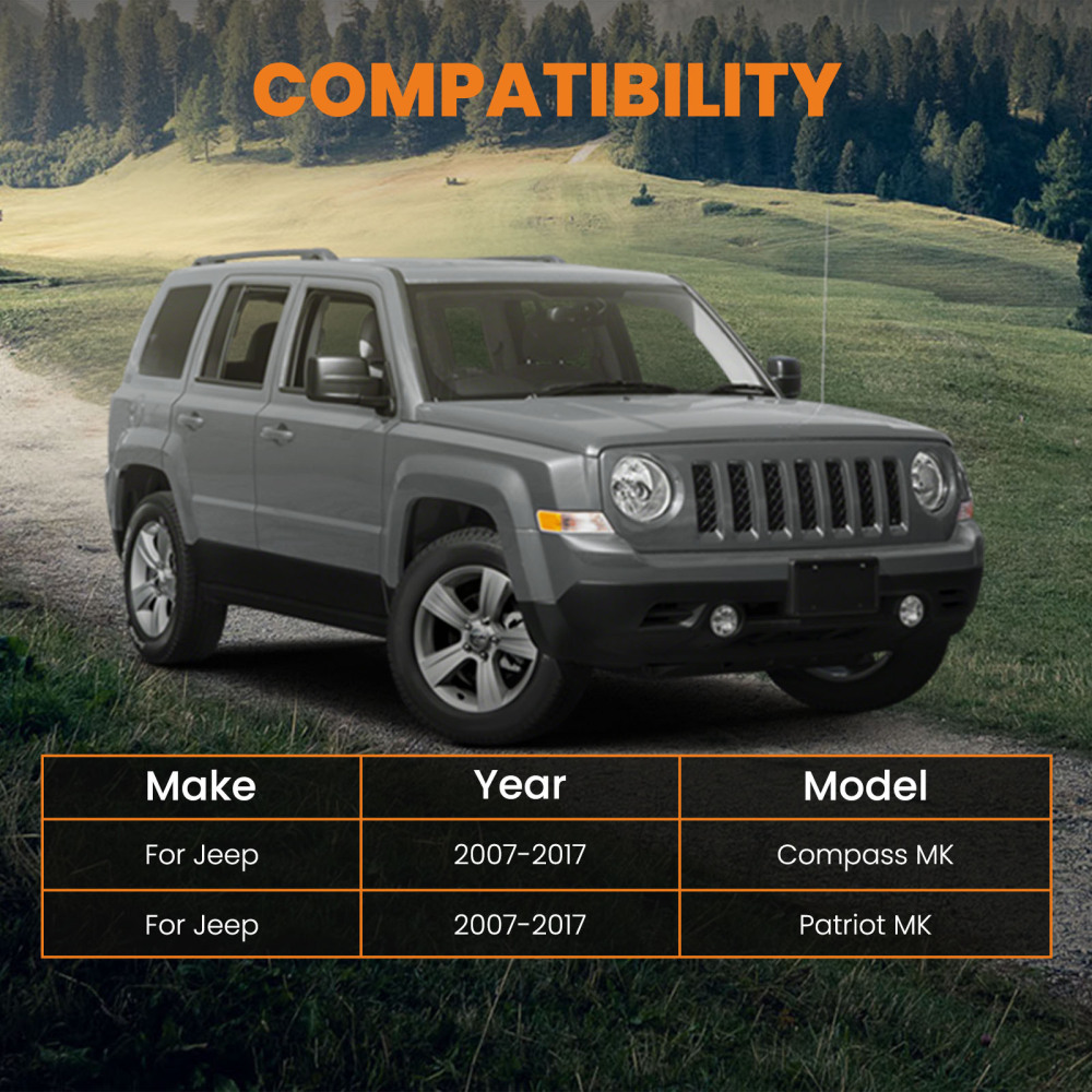 Front Rear 2 Leveling Lift Kit compatible for Jeep Compass Patriot MK Sport 2007-2017 2009
