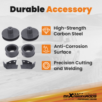 2 Suspension Lift Kit compatible for Jeep Wrangler TJ 4WD 1997-2006