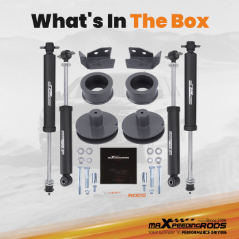 2 Suspension Lift Kit compatible for Jeep Wrangler TJ 4WD 1997-2006