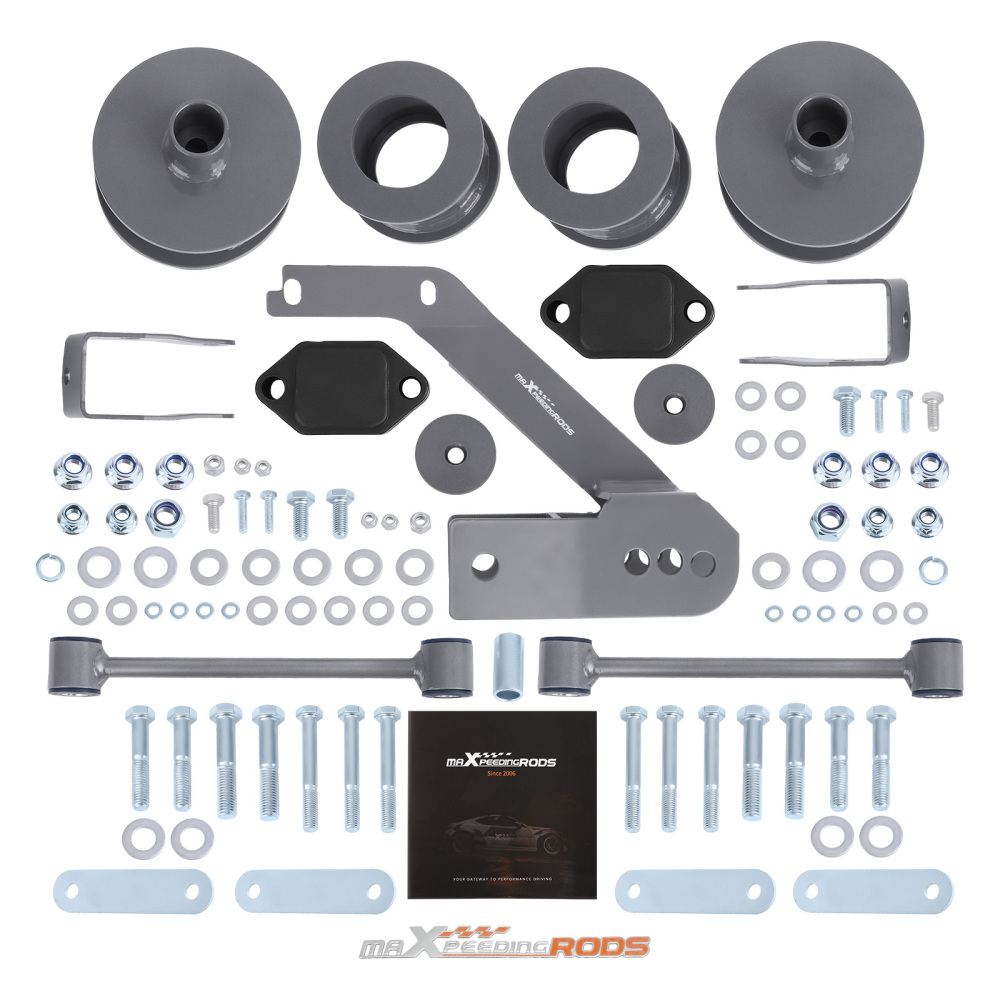 Front 2.5Rear 2 Leveling Lift Kit compatible for Jeep Wrangler JK 2007-2018