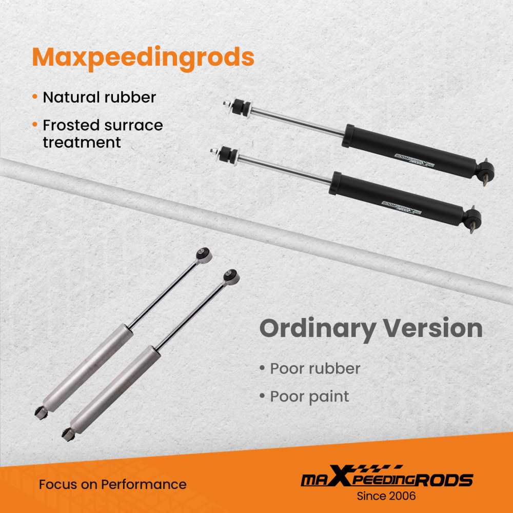 maXpeedingrods 2.5 Suspension Lift Kit compatible for Jeep Wrangler TJ 4CYL 4WD 1997-2006