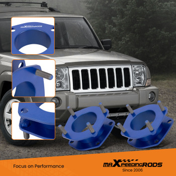 2 Front Leveling Lift Kit compatible for Jeep Commander 2006-2010 compatible for Grand Cherokee 2005-10