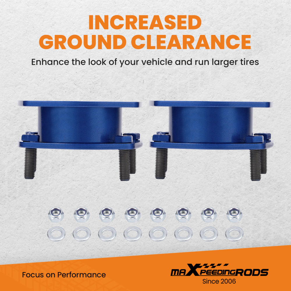 2 Front Leveling Lift Kit compatible for Jeep Commander 2006-2010 compatible for Grand Cherokee 2005-10