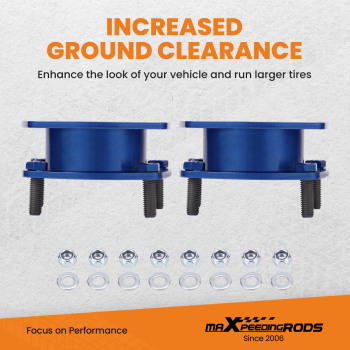 2 Avant Entretoises Kit levage nivellement compatible pour Jeep Grand Cherokee WK 2006-10