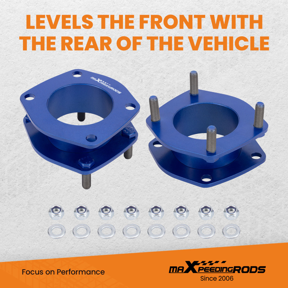 2 Front Leveling Lift Kit compatible for Jeep Commander 2006-2010 compatible for Grand Cherokee 2005-10