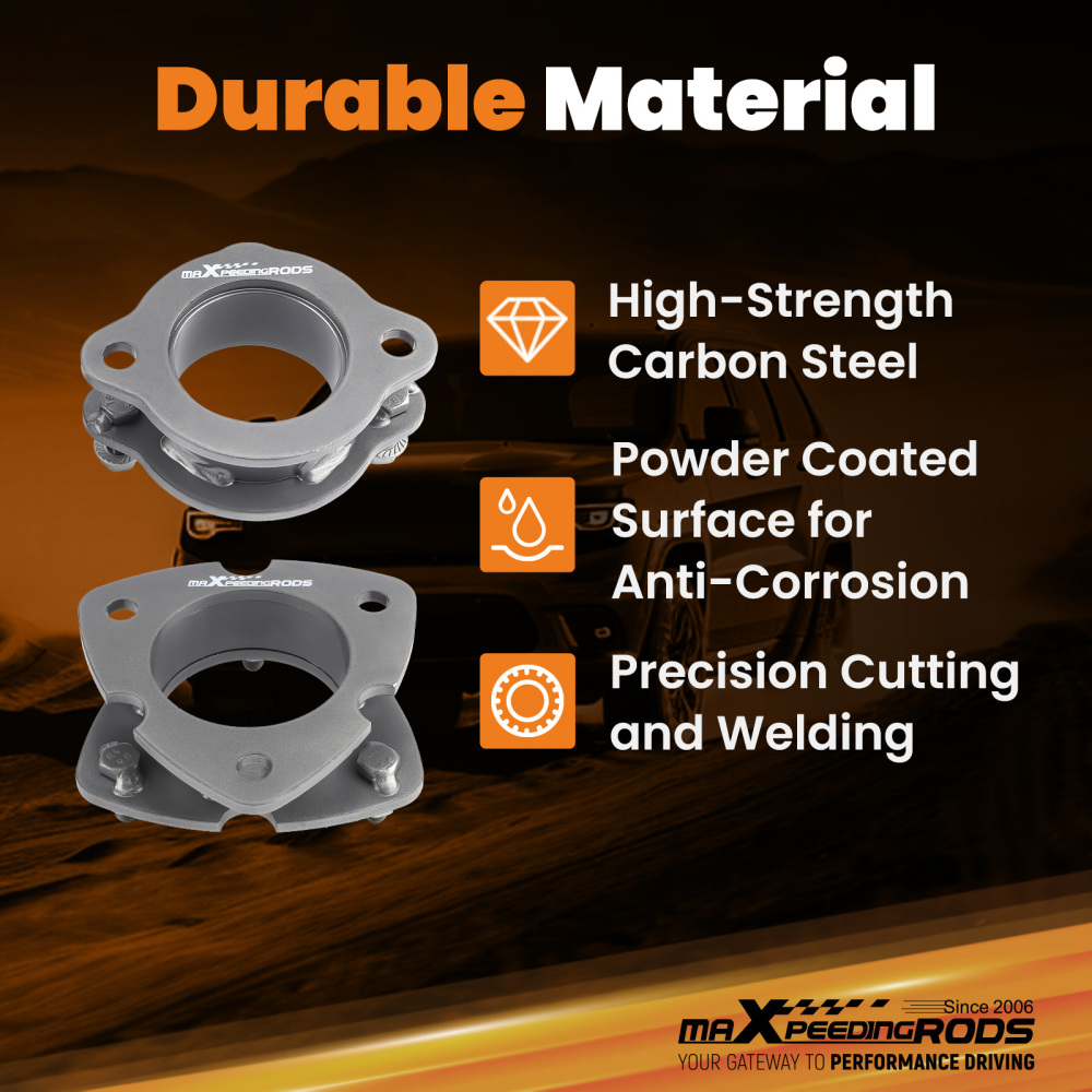 Kit di sollevamento livellamento anteriore + posteriore compatibile per Jeep Patriot MK Sport 2007-17 2009 2010