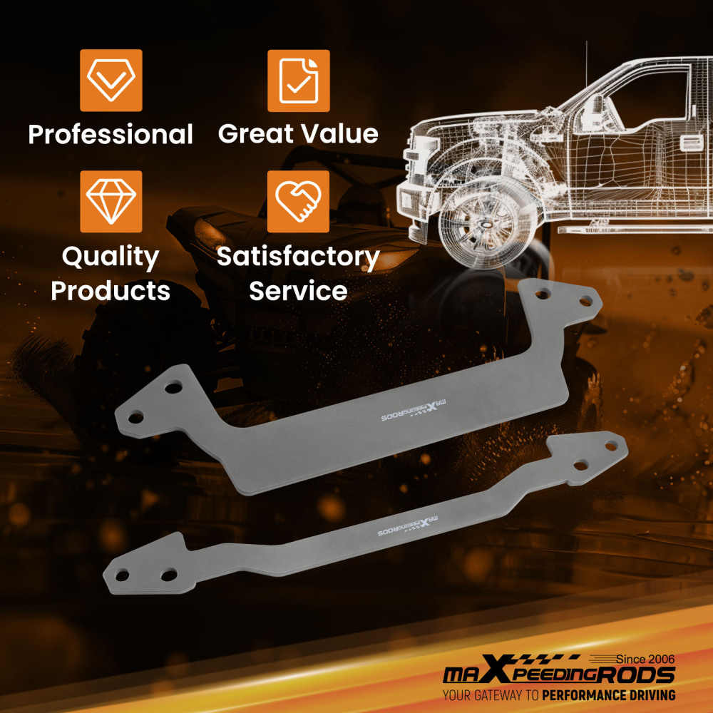 2 Complete Lift Kit compatible for Kawasaki Brute Force 750i KVF750 2005 2006 2007-2018