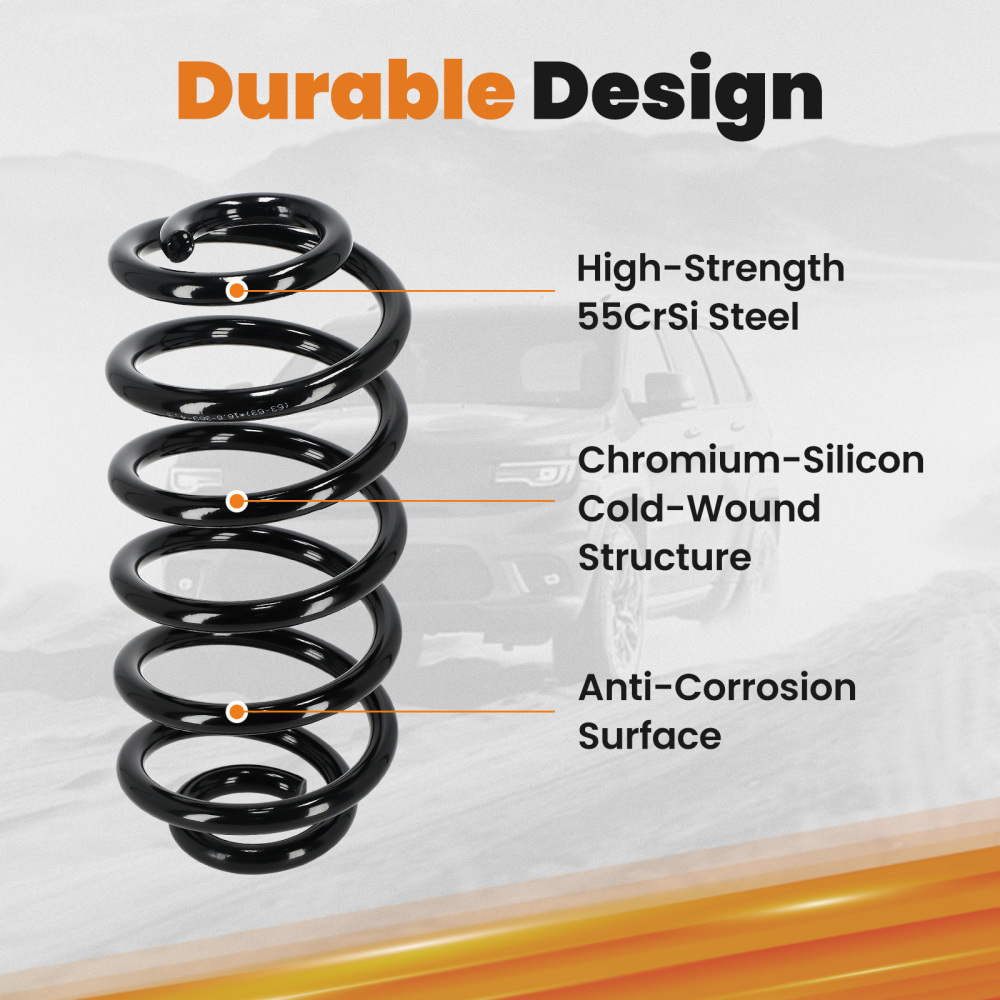 2 Rear Lowering Coils Springs compatible for Tahoe Yukon Escalade Avalanche compatible for Suburban 07-14