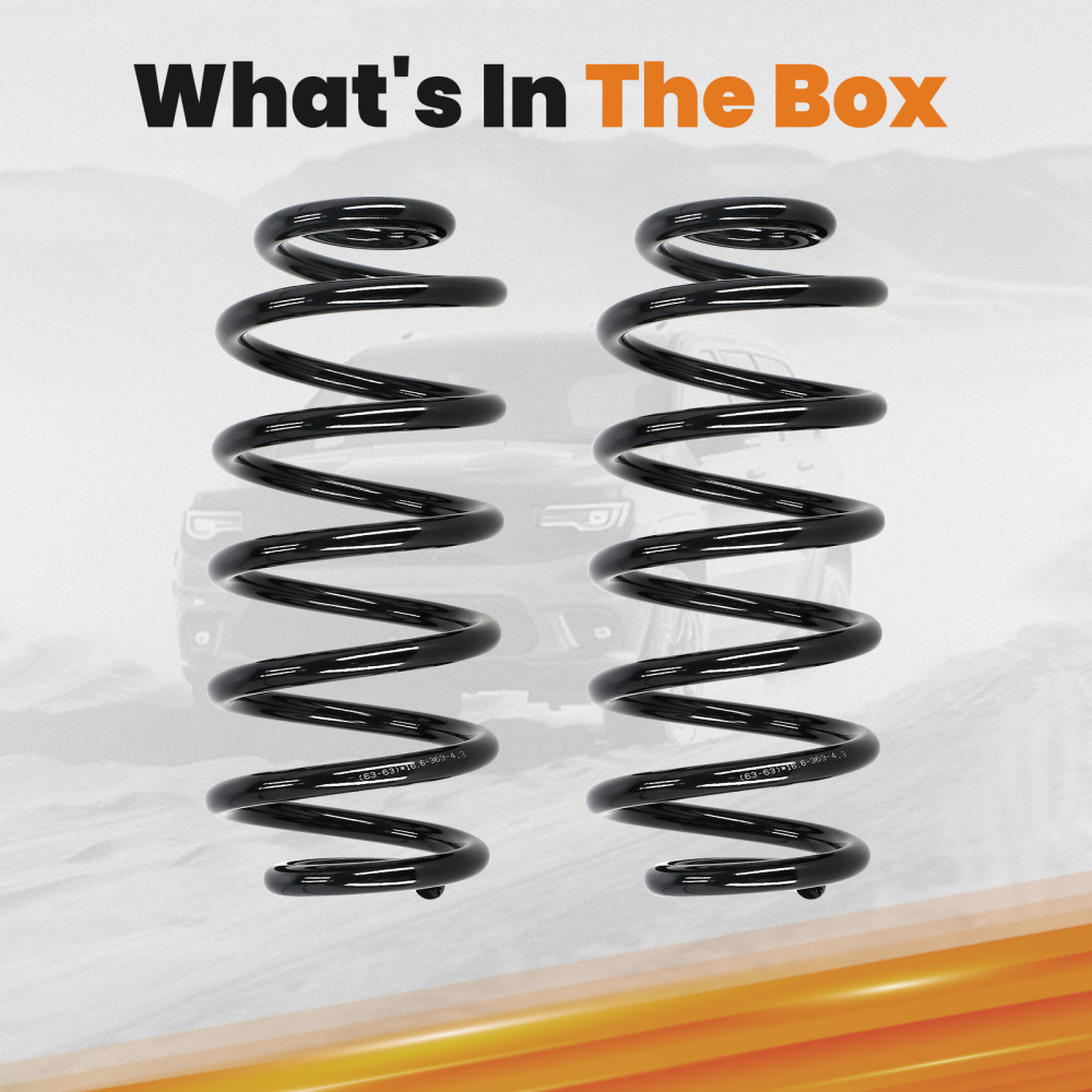 2 Rear Lowering Coils Springs compatible for Tahoe Yukon Escalade Avalanche compatible for Suburban 07-14