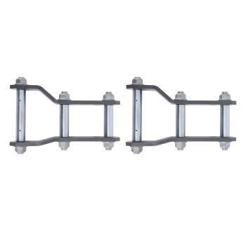 Pair 2 45-48mm Extended Lift Up Greasable Shackles compatible for Ford Ranger compatible for Mazda BT50