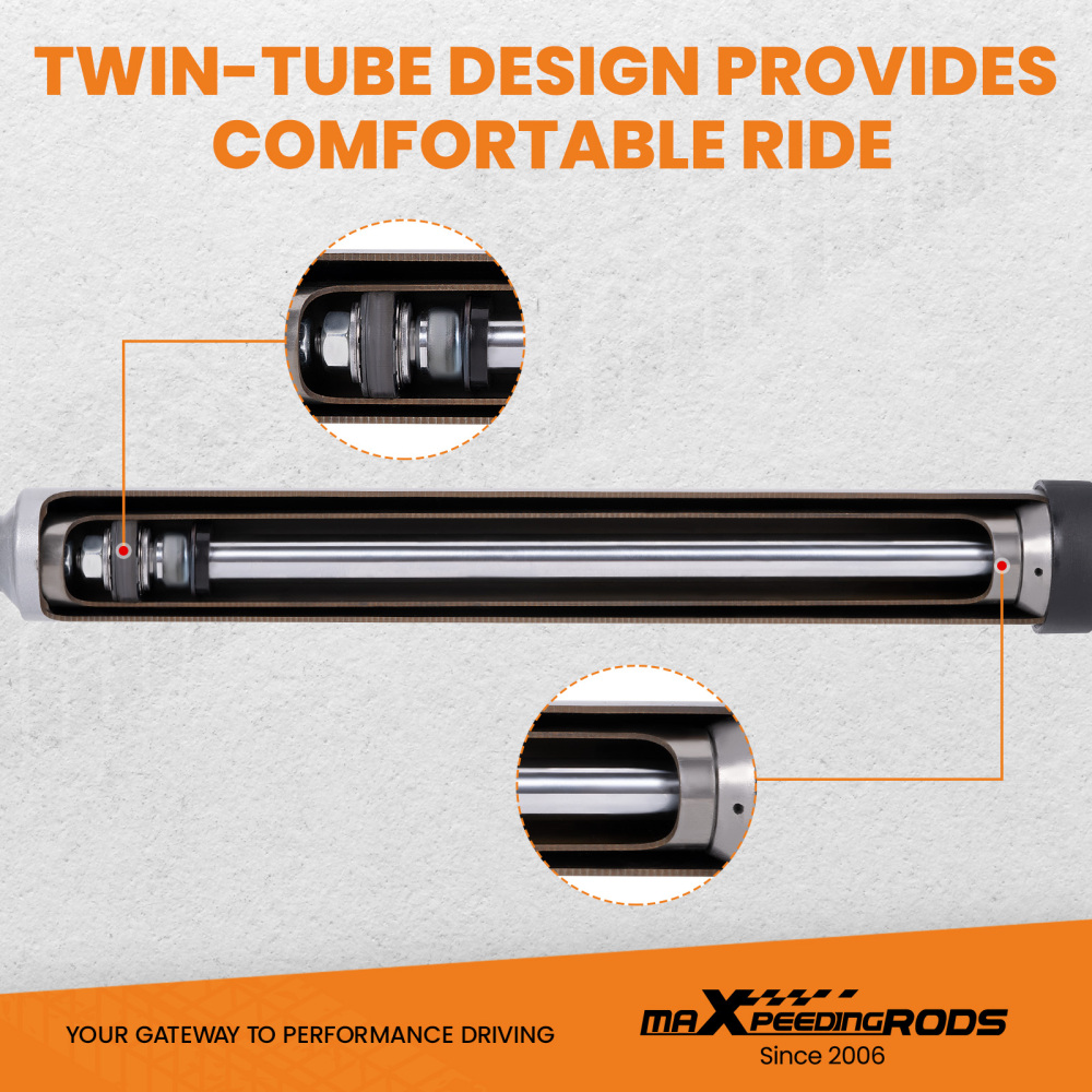 2 Lift Kit Coil Springs + Shocks compatible for Nissan Patrol GQ Y60 GU Y61 1988-2016