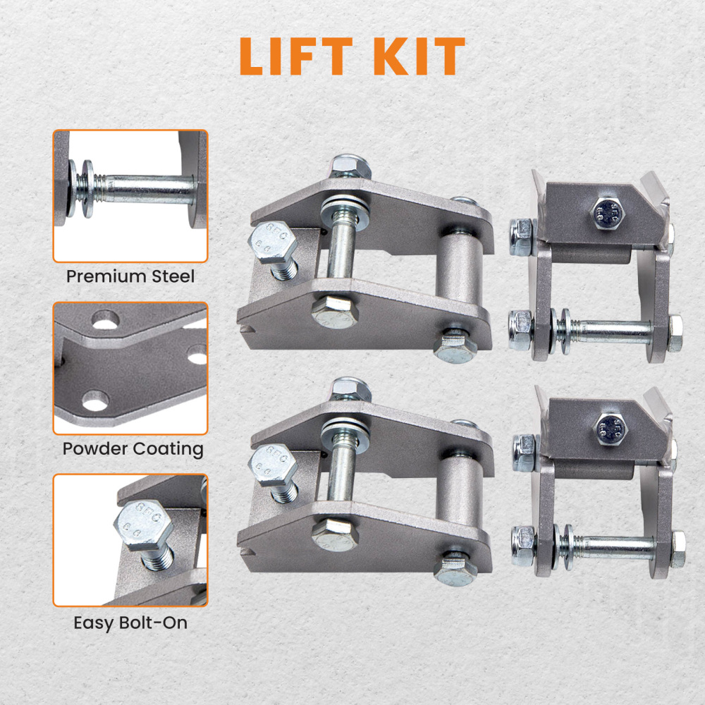 3 inch Front Rear Lift Kit compatible for Polaris Ranger 570 Full Size 900 XP 1000 Old Body