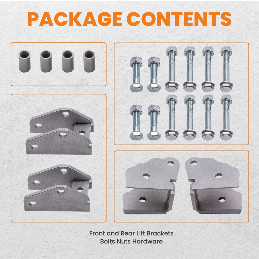 3 inch Front Rear Lift Kit compatible for Polaris Ranger 570 Full Size 900 XP 1000 Old Body