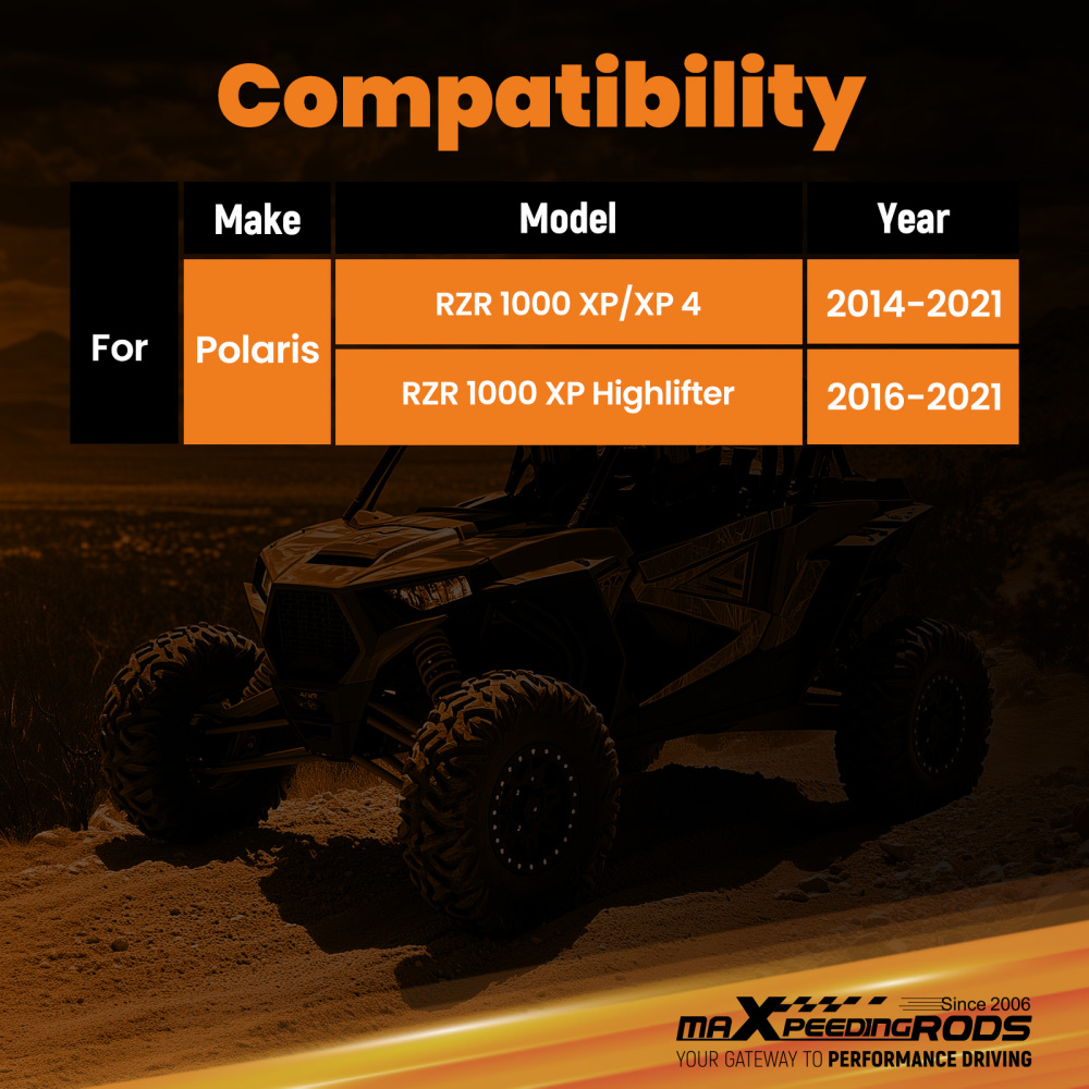 Suspension Lift Kit 3 inch-5 inch compatible for Polaris RZR 1000 XP/XP 42014-2018