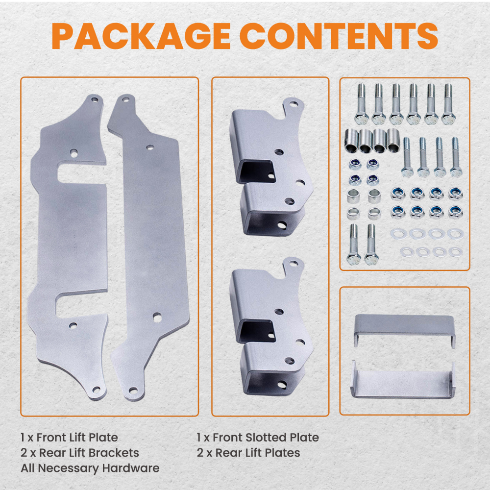 Kit di sollevamento a sospensione 3-5 compatibile per Polaris RZR 1000 XP/XP 4 14-2018
