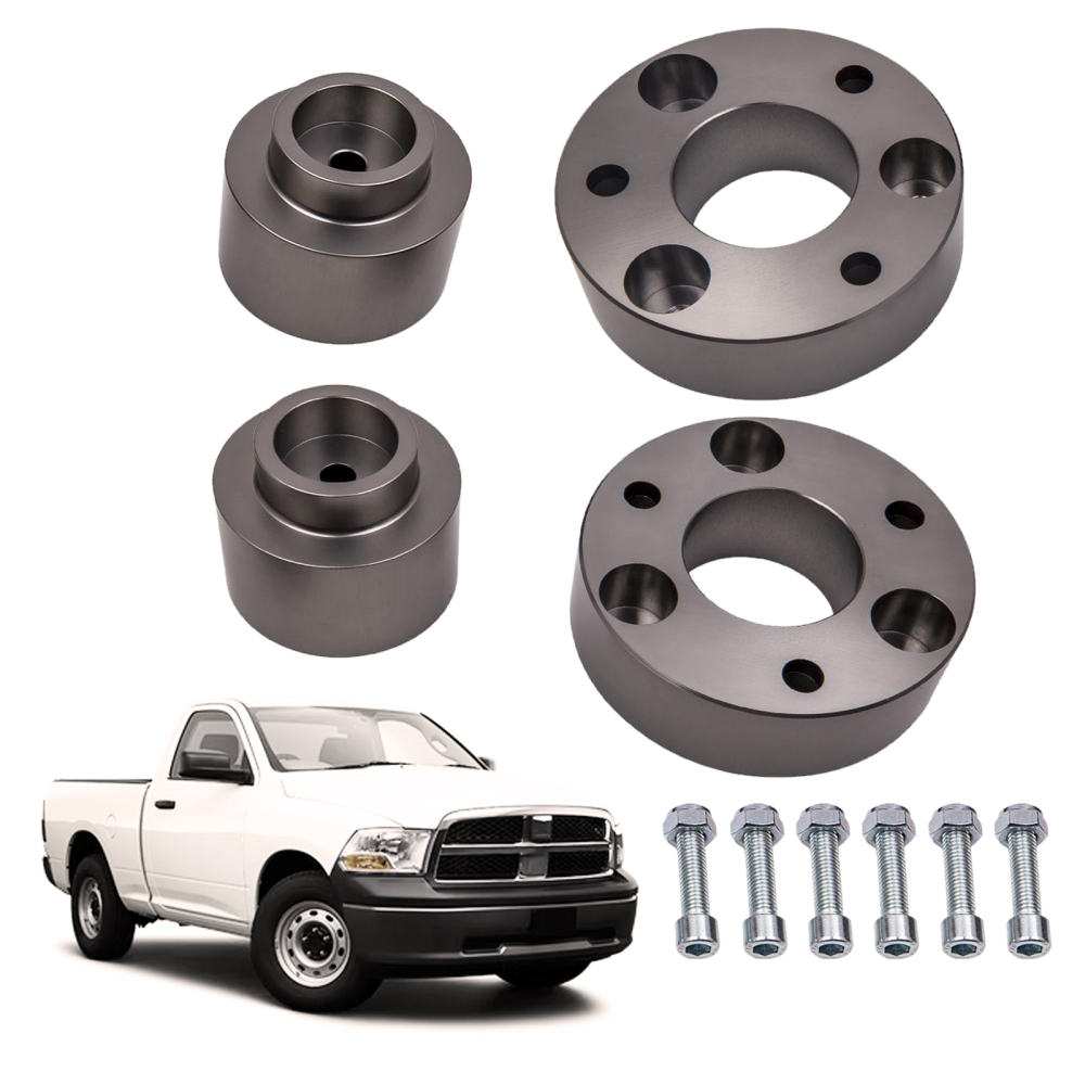Distanziatore per kit di sollevamento a livello posteriore da 2.5 quot;anteriore da 2 pollici compatibile per Dodge Ram 1500 4WD 2009-19