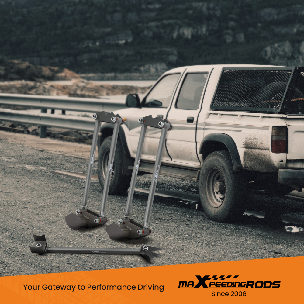 Parallel Rear Suspension 4 Link Kit with Axle Mounts Fame Mounts Bolts 24