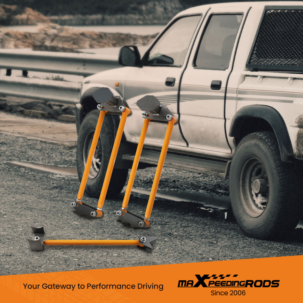 24 Weld On Parallel 4 Link Suspension Kit for Classic Car Air Ride Bars Set