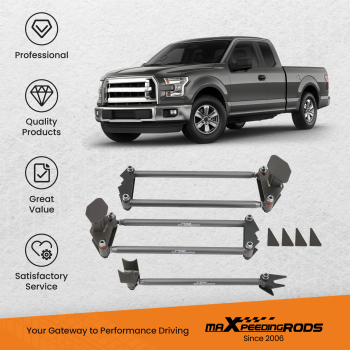 Universal Rear Weld On 4 Links Suspension Lift Kit Heavy Duty 24 Steel Bars