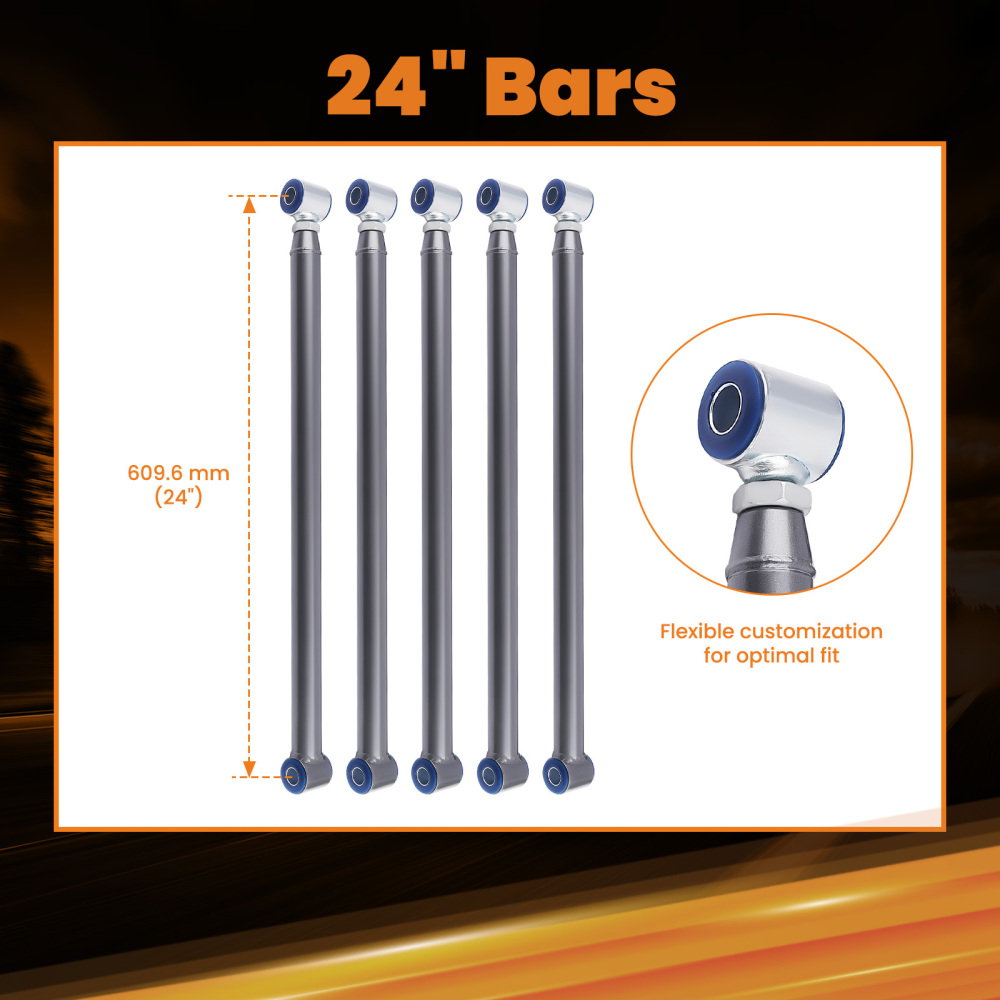 Parallel 4 Link Kit Universal Weld on with 1.25 DOM .156 Wall Tube Bars
