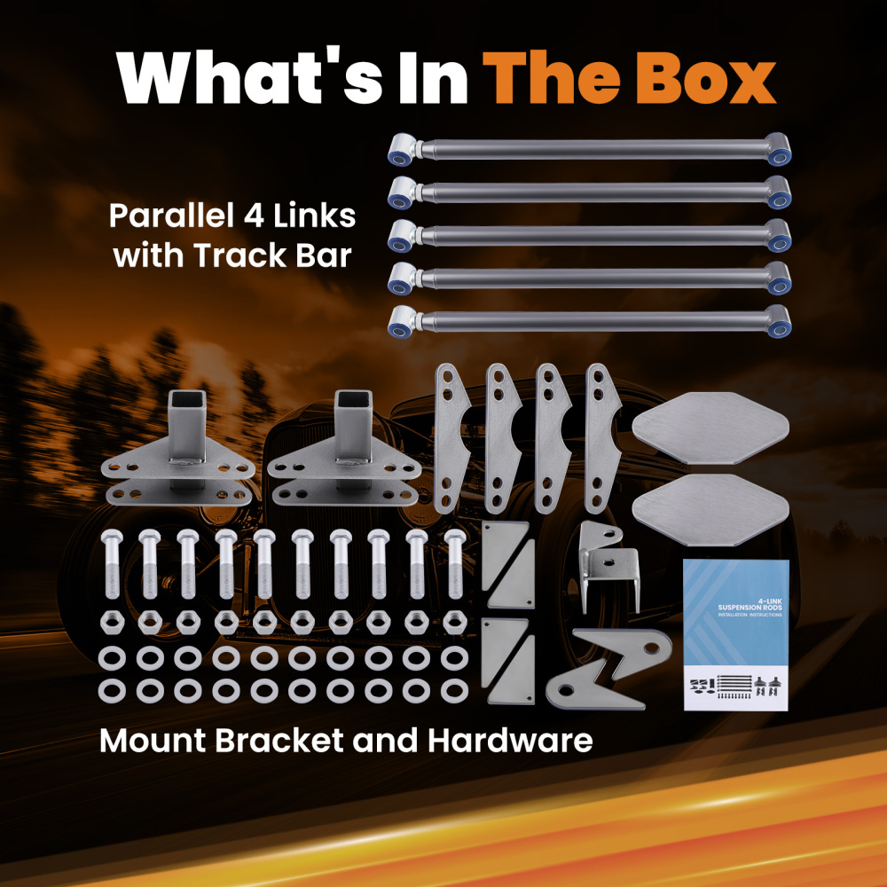 Parallel 4 Link Kit Universal Weld on with 1.25 DOM .156 Wall Tube Bars