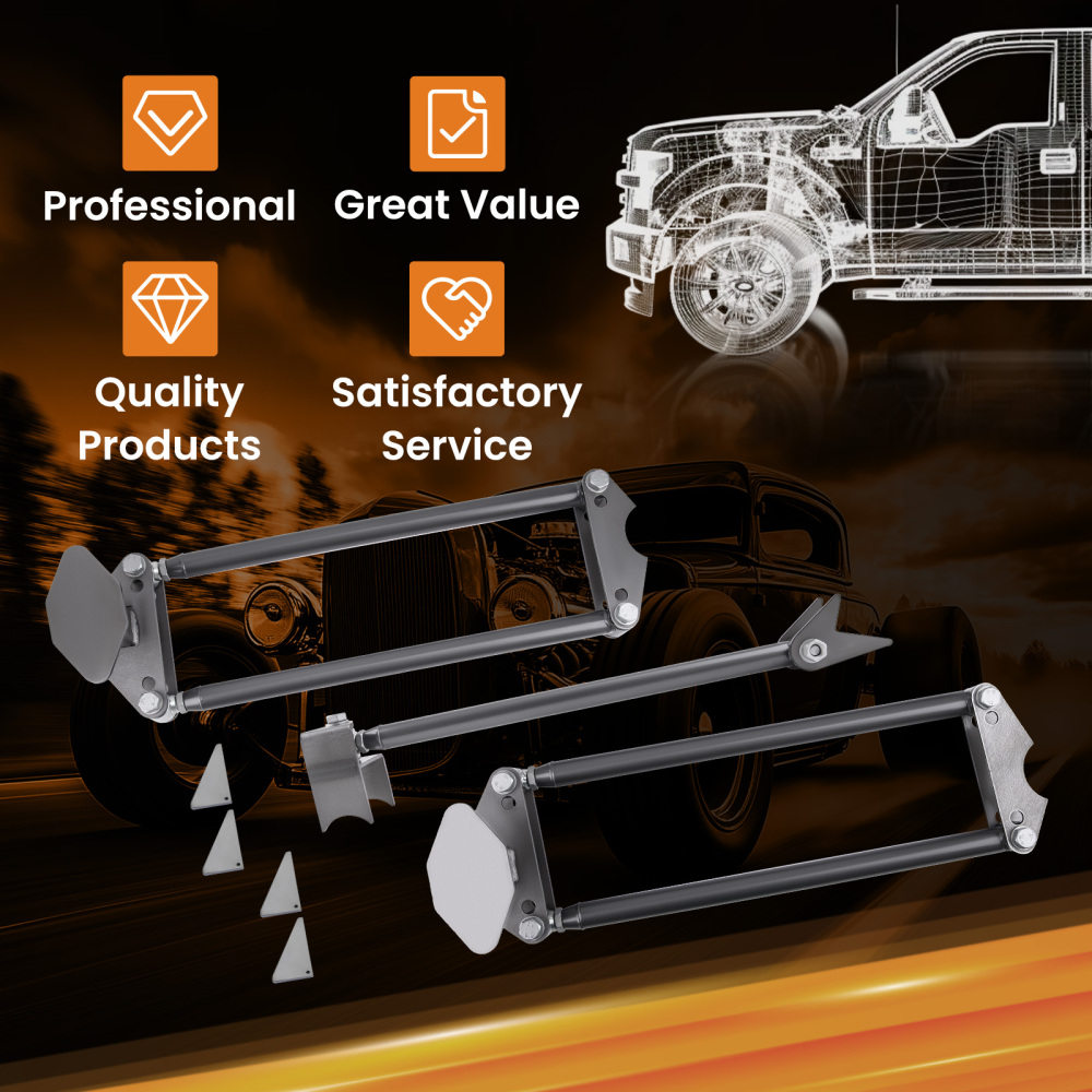 Parallel 4 Link Kit Universal Weld on with 1.25 DOM .156 Wall Tube Bars