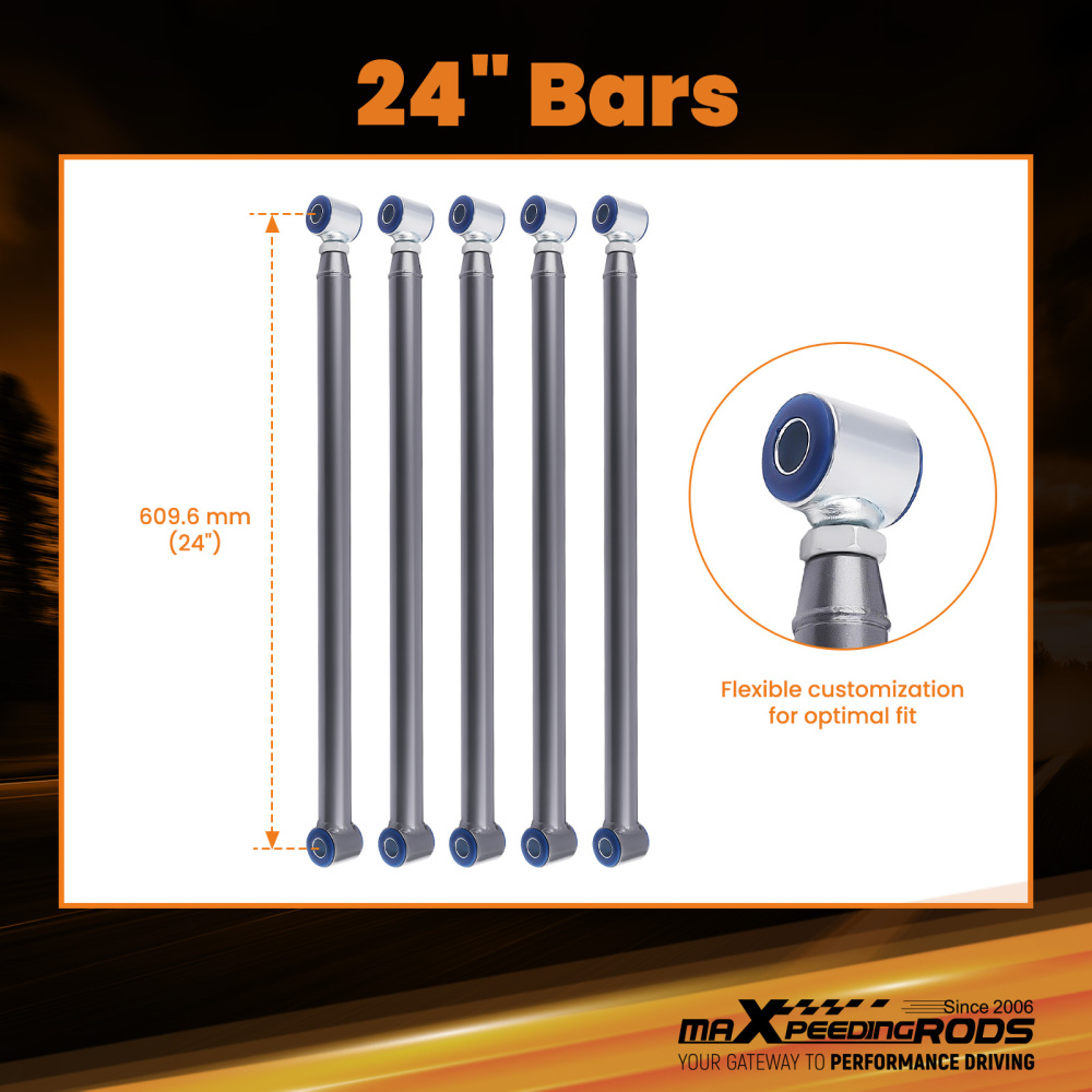 Weld On Parallel 4 Link Suspension for Truck Classic Car Air Ride Rear L&R